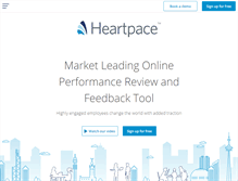 Tablet Screenshot of heartpace.com